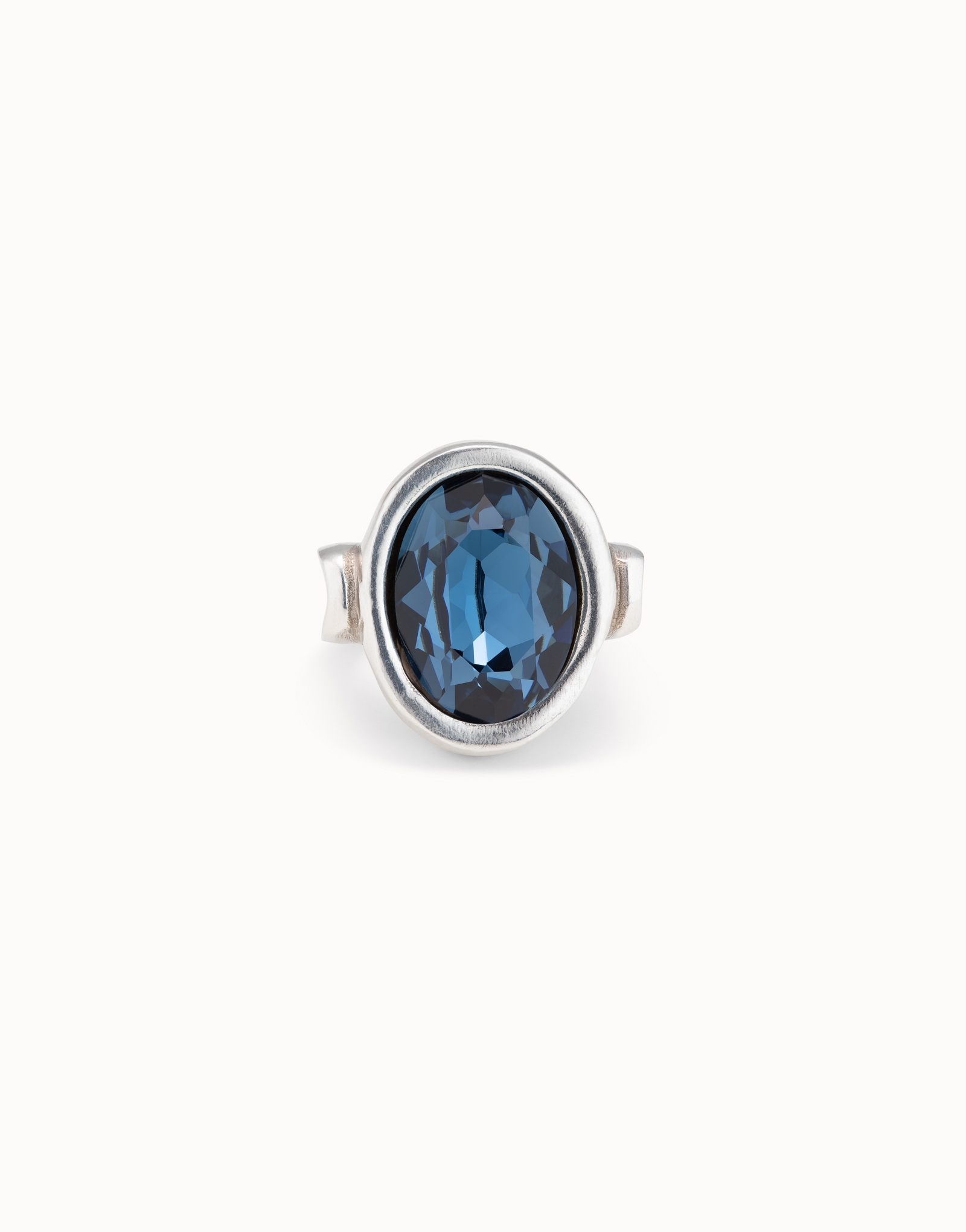 Anello placcato argento Sterling e cristallo, Argent, large image number null