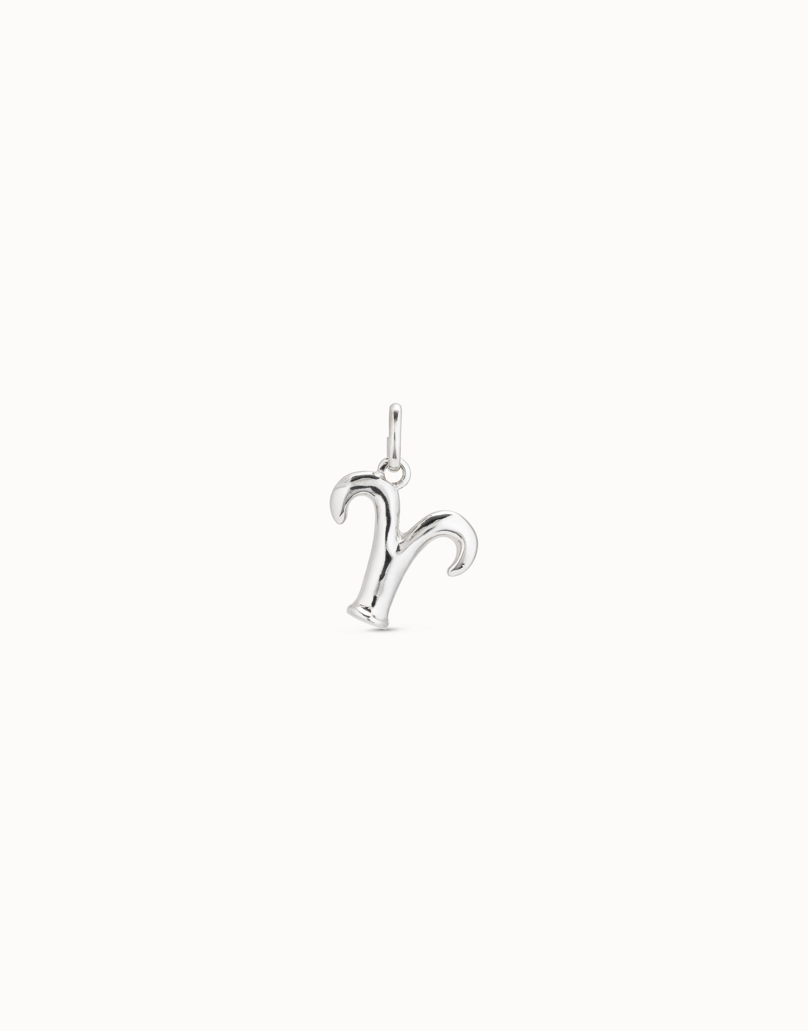 Charm placcato argento Sterling a forma di segno ariete, Argent, large image number null