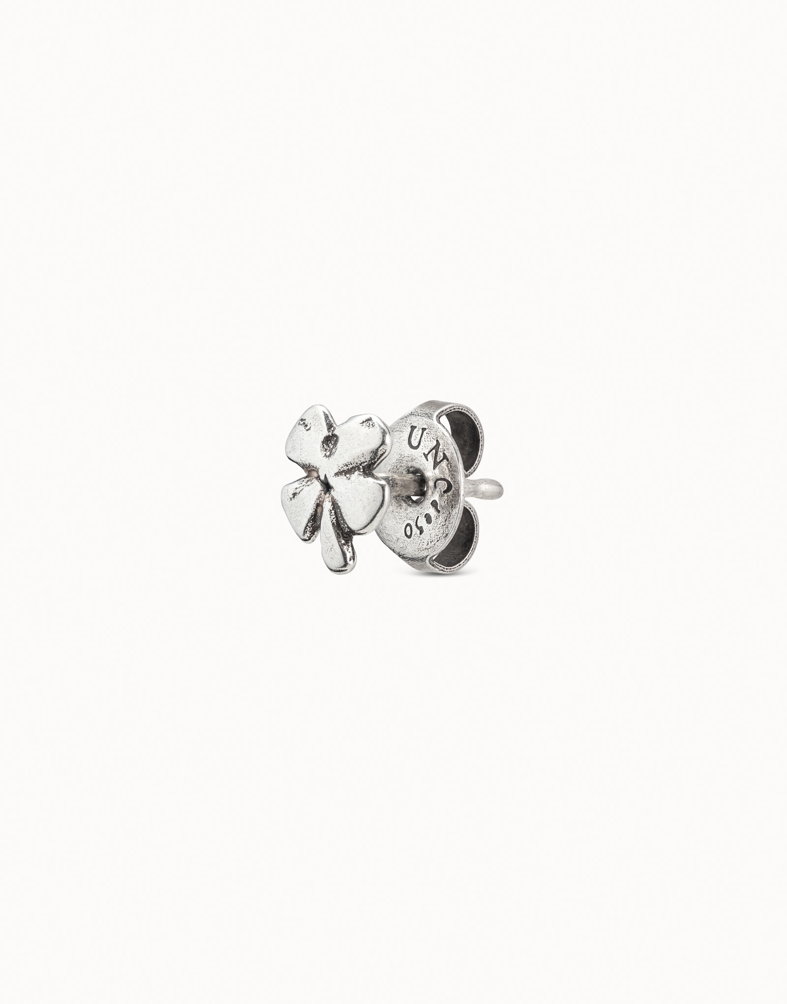 Piercing placcato argento Sterling a forma di quadrifoglio, Argent, large image number null