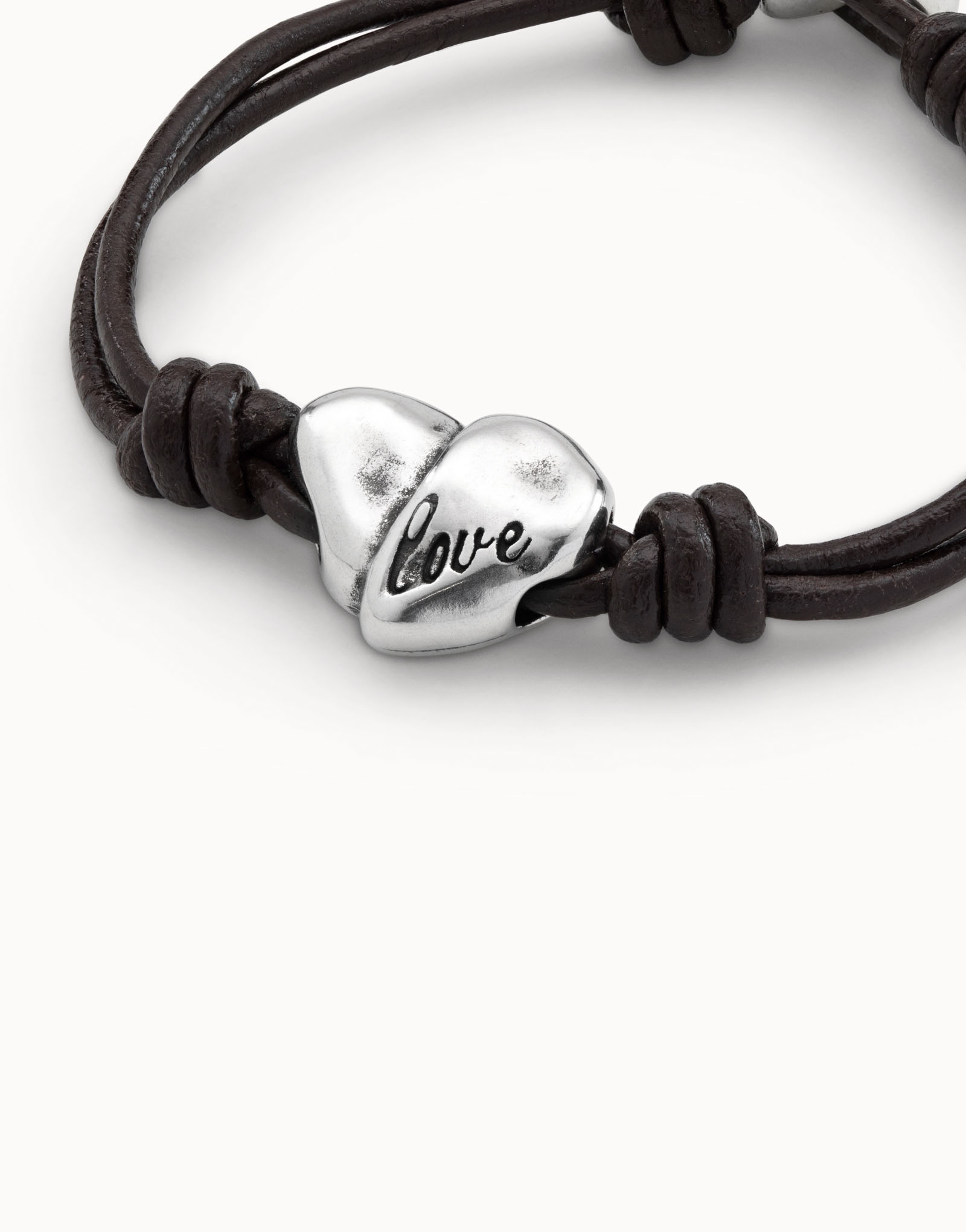 Bracciale con cuore placcato argento Sterling, , large image number null