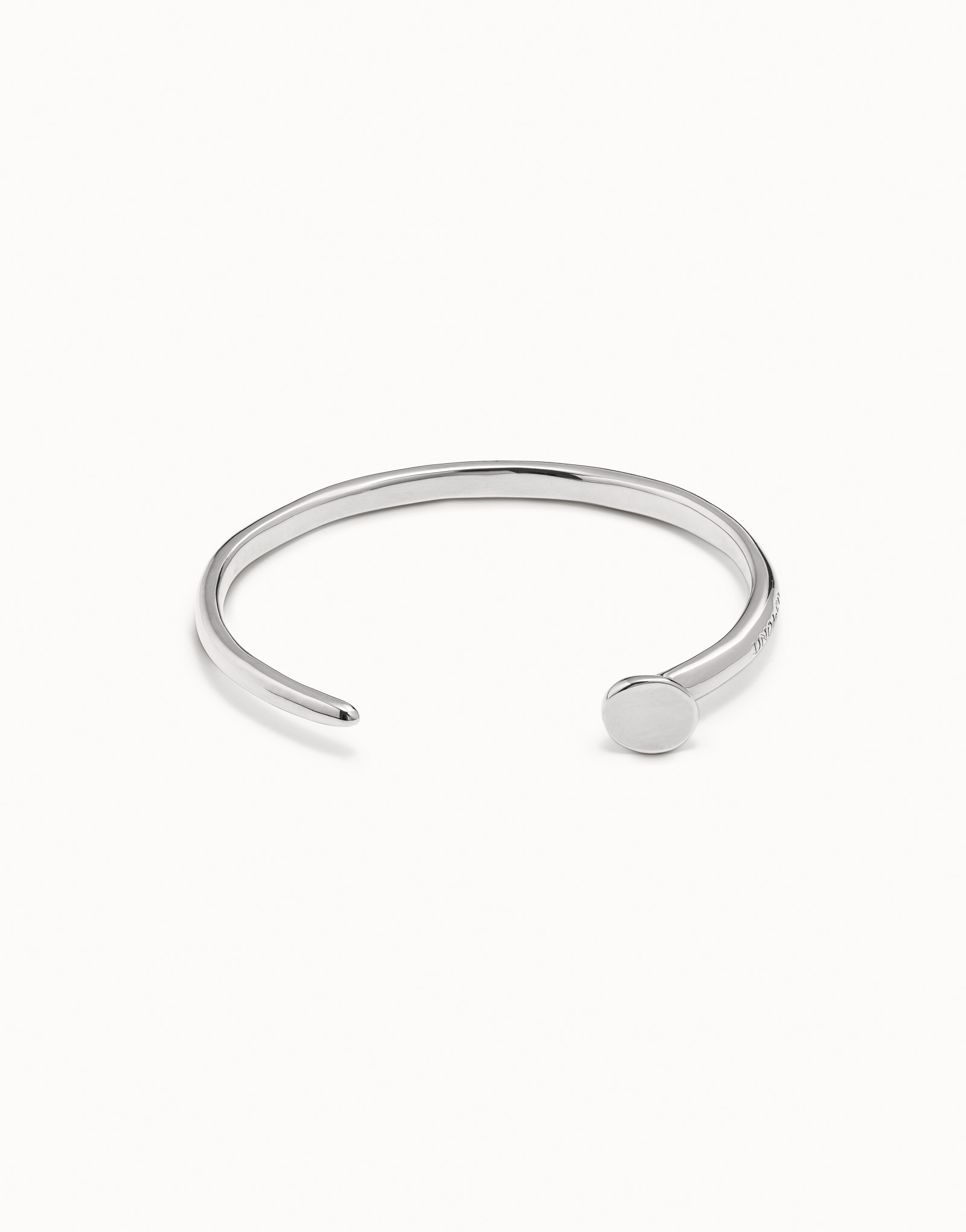 Bracciale placcato argento Sterling a forma di chiodo, Argent, large image number null