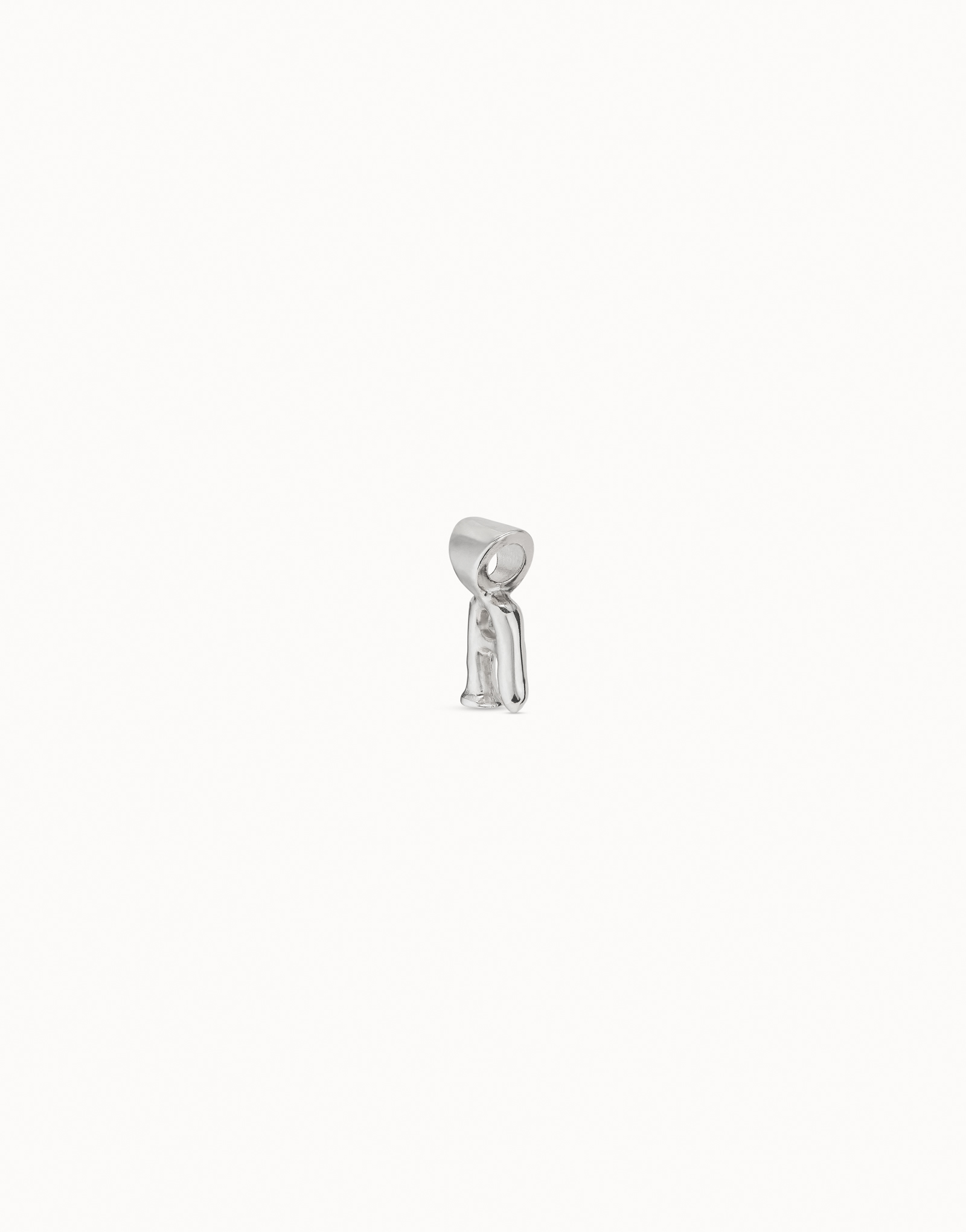 Charm placcato argento Sterling lettera A, Argent, large image number null