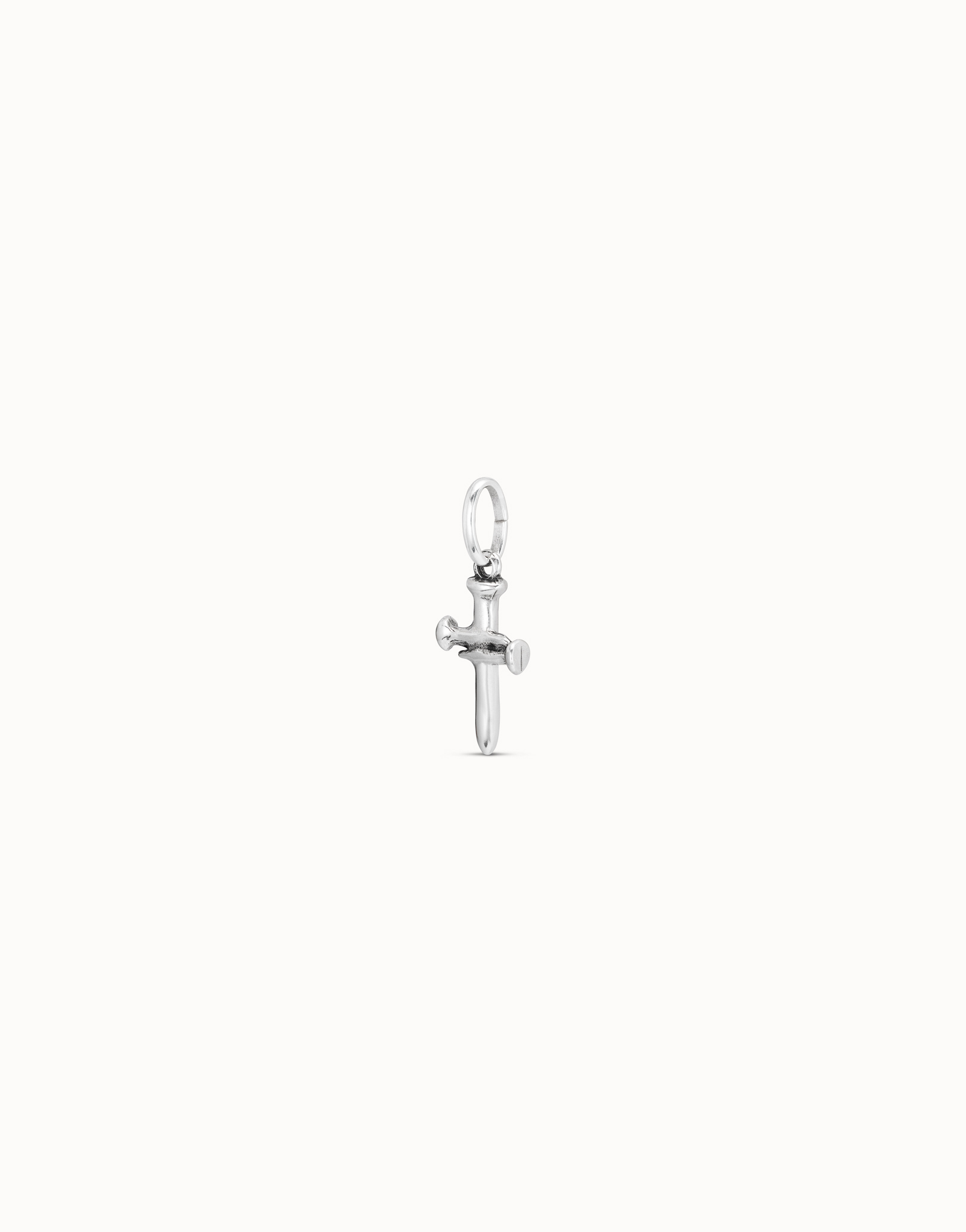 Charm croce media placcato argento Sterling, Argent, large image number null