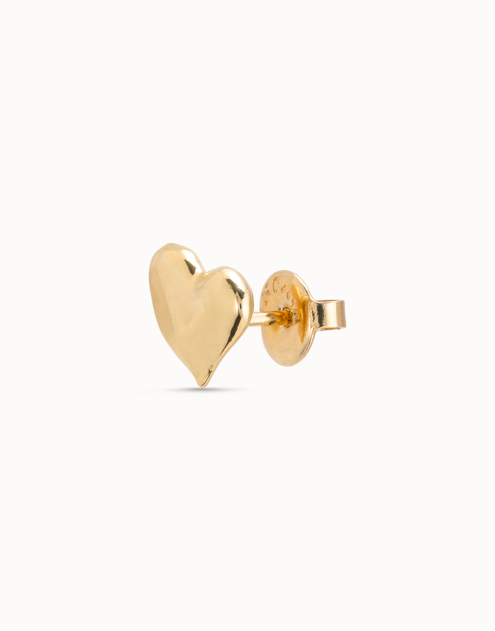 Piercing placcato oro 18k a forma di cuore, Dorado, large image number null