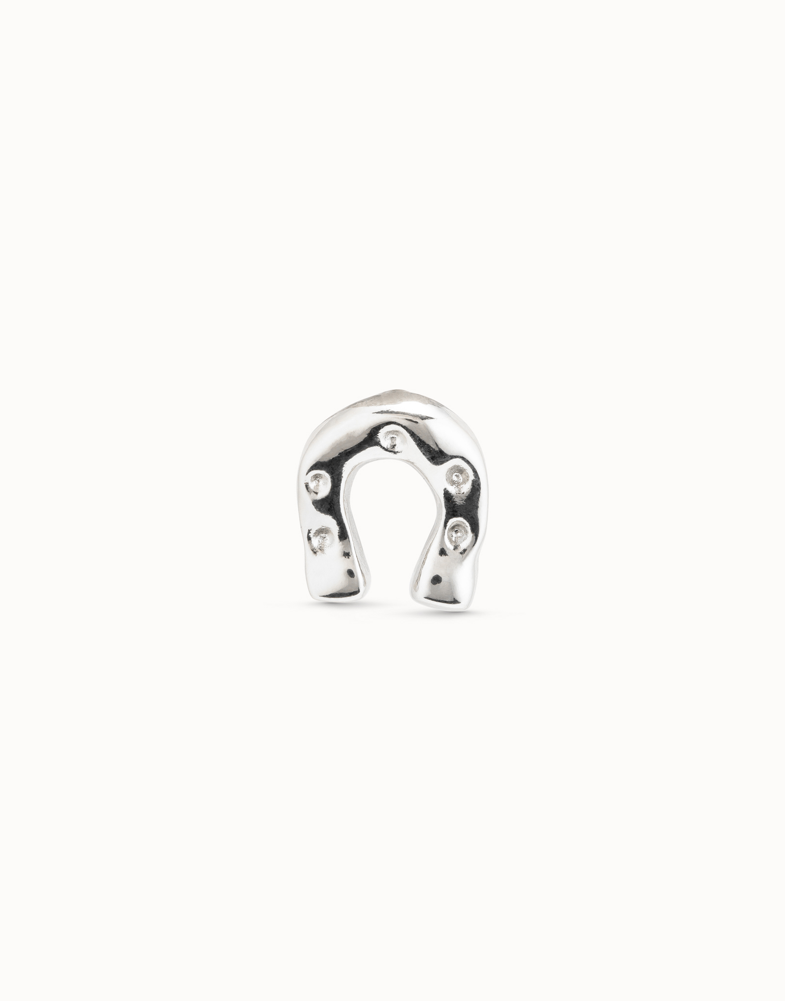 Piercing placcato argento Sterling a forma di ferro di cavallo, Argent, large image number null