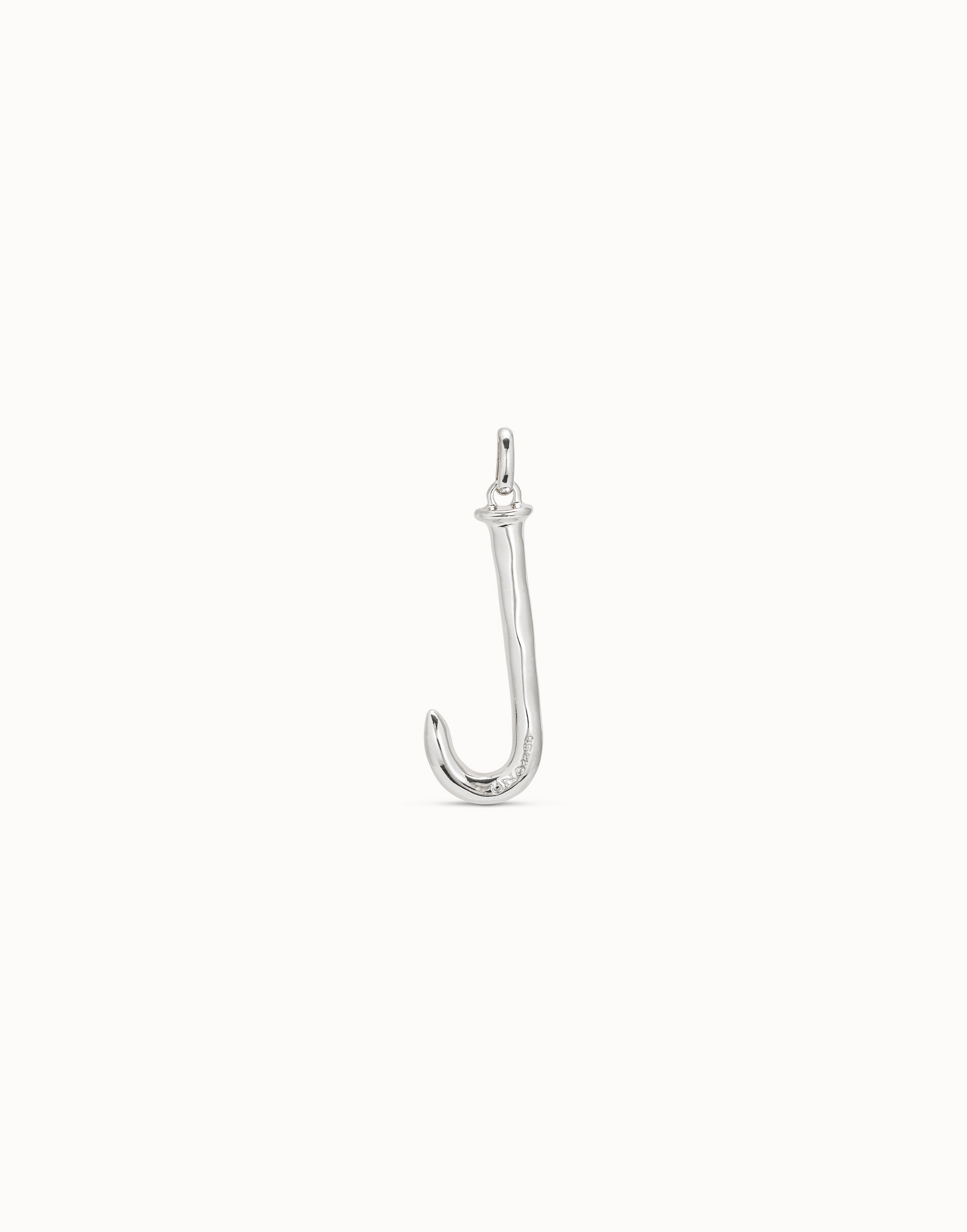 Ciondolo placcato argento Sterling a forma di lettera J, Argent, large image number null