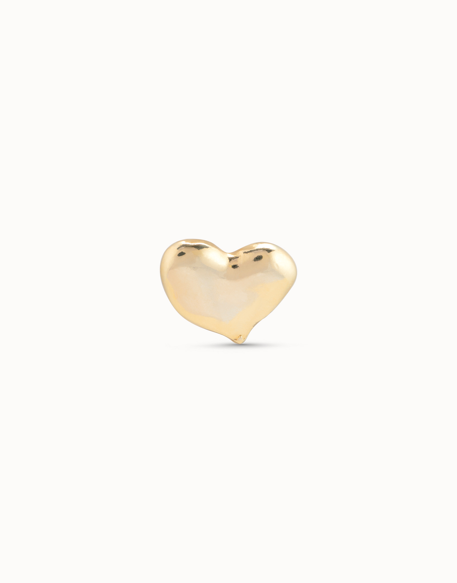 Piercing placcato oro 18k a forma di cuore, Dorado, large image number null